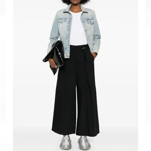 MM6 Maison Margiela pleat-detail trouser ITALIAN sz 40 black